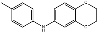 2,3-Dihydro-N-(4-methylphenyl)-1,4-benzodioxin-6-amine Structure