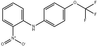 Benzenamine, 2-nitro-N-[4-(trifluoromethoxy)phenyl]- Structure