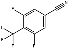 Benzonitrile, 3,5-difluoro-4-(trifluoromethyl)- 구조식 이미지