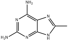 8-Methyl-1H-purine-2,6-diamine 구조식 이미지