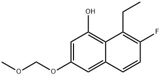 1-Naphthalenol, 8-ethyl-7-fluoro-3-(methoxymethoxy)- 구조식 이미지