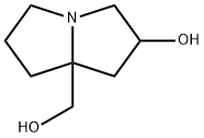 1H-Pyrrolizine-7a(5H)-methanol, tetrahydro-2-hydroxy- Structure