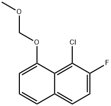 Naphthalene, 1-chloro-2-fluoro-8-(methoxymethoxy)- 구조식 이미지