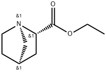 1-Azabicyclo[2.2.1]heptane-2-carboxylic acid, ethyl ester, (1R,2S,4R)- 구조식 이미지