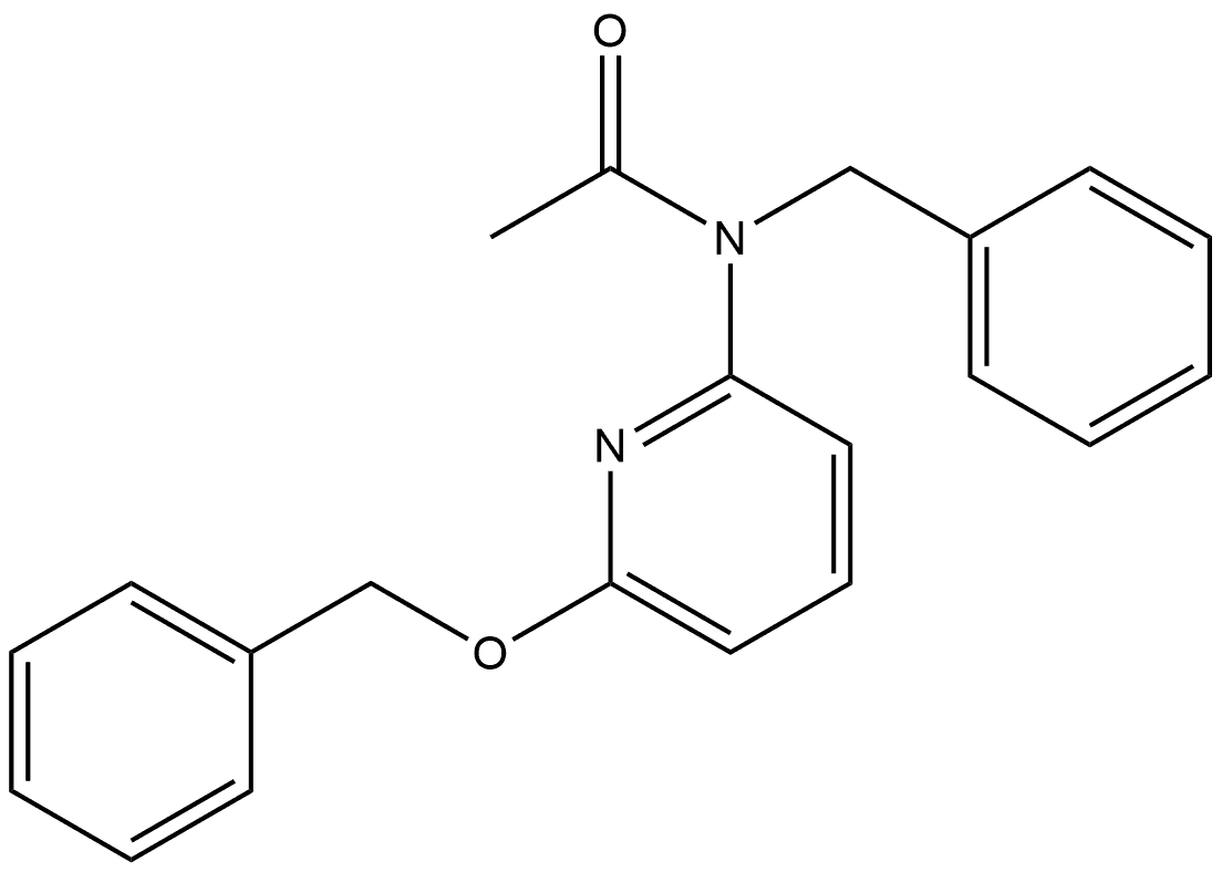 N-benzyl-N-(6-(benzyloxy)pyridin-2-yl)acetamide Structure