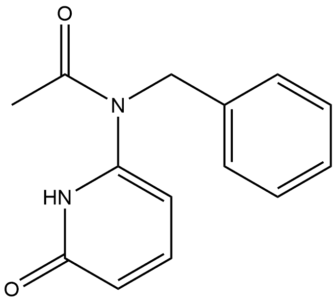 N-benzyl-N-(6-hydroxypyridin-2-yl)acetamide Structure