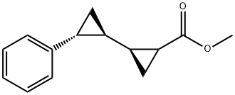 rac-methyl (1R,1'R,2S,2'S)-2'-phenyl-[1,1'-bi(cyclopropane)]-2-carboxylate Structure