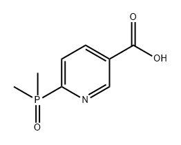 3-Pyridinecarboxylic acid, 6-(dimethylphosphinyl)- Structure