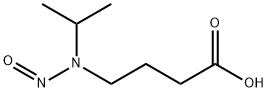 4-[nitroso(propan-2-yl)amino]butanoic acid Structure