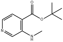 tert-butyl 3-(methylamino)pyridine-4-carboxylate Structure