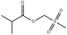 methanesulfonylmethyl 2-methylpropanoate Structure