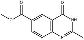 methyl 2-methyl-4-oxo-3,4-dihydroquinazoline-6-carboxylate Structure