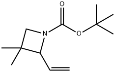 tert-butyl 2-ethenyl-3,3-dimethylazetidine-1-carboxylate Structure