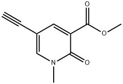 methyl 5-ethynyl-1-methyl-2-oxo-1,2-dihydropyridine-3-carboxylate Structure