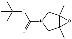 tert-butyl 1,5-dimethyl-6-oxa-3-azabicyclo[3.1.0]hexane-3-carboxylate Structure