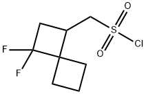 {3,3-difluorospiro[3.3]heptan-1-yl}methanesulfonyl chloride Structure