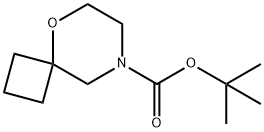 tert-butyl 5-oxa-8-azaspiro[3.5]nonane-8-carboxylate 구조식 이미지