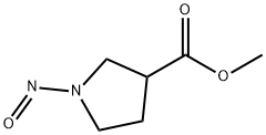 methyl 1-nitrosopyrrolidine-3-carboxylate Structure