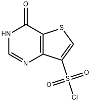 4-hydroxythieno[3,2-d]pyrimidine-7-sulfonyl chloride Structure