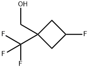 3-fluoro-1-(trifluoromethyl)cyclobutyl]methanol, Mixture of diastereomers Structure