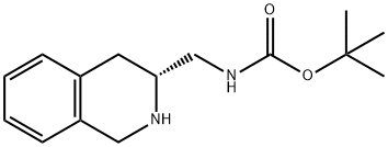 (R)-3-Boc-aminomethyl-1,2,3,4-tetrahydro-isoquinoline Structure