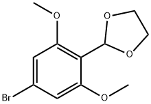 1,3-Dioxolane, 2-(4-bromo-2,6-dimethoxyphenyl)- Structure