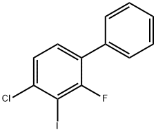 1,1'-Biphenyl, 4-chloro-2-fluoro-3-iodo- Structure