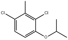 Benzene, 1,3-dichloro-2-methyl-4-(1-methylethoxy)- Structure