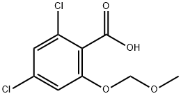 Benzoic acid, 2,4-dichloro-6-(methoxymethoxy)- Structure