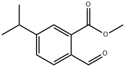 Benzoic acid, 2-formyl-5-(1-methylethyl)-, methyl ester Structure