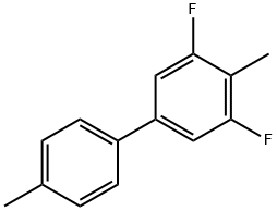 1,1'-Biphenyl, 3,5-difluoro-4,4'-dimethyl- Structure