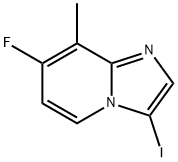 Imidazo[1,2-a]pyridine, 7-fluoro-3-iodo-8-methyl- Structure