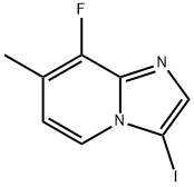 Imidazo[1,2-a]pyridine, 8-fluoro-3-iodo-7-methyl- Structure