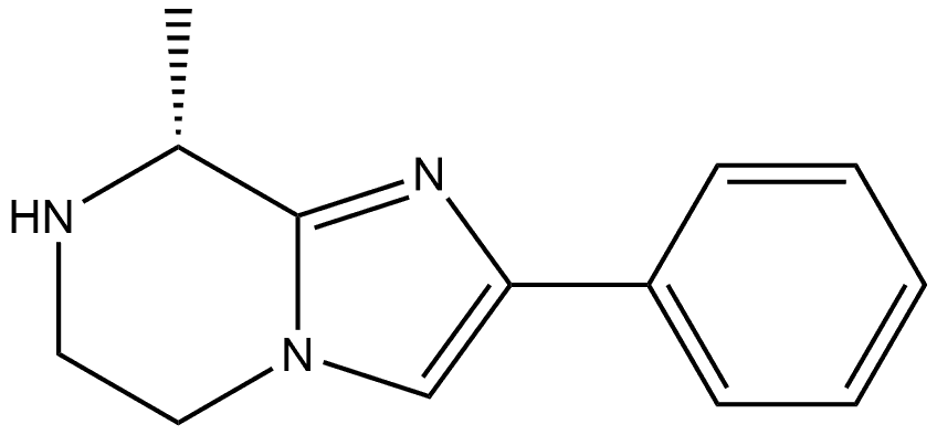 (8R)-8-methyl-2-phenyl-5,6,7,8-tetrahydroimidazo[1,2-a]pyrazine Structure