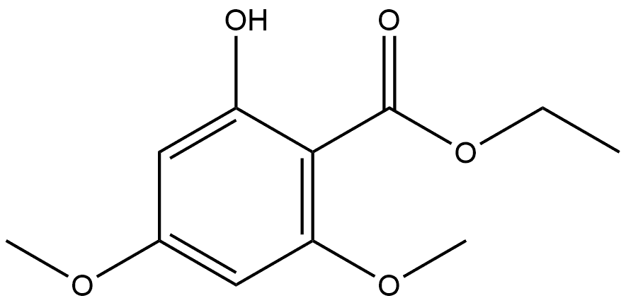 Ethyl 2-hydroxy-4,6-dimethoxybenzoate Structure