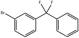 1-Bromo-3-(difluorophenylmethyl)benzene Structure