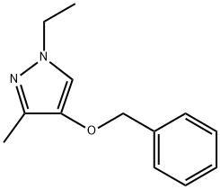 4-(benzyloxy)-1 -ethyl-3-methyl-1 H-pyrazole Structure