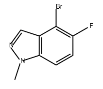 1H-Indazole, 4-bromo-5-fluoro-1-methyl- Structure