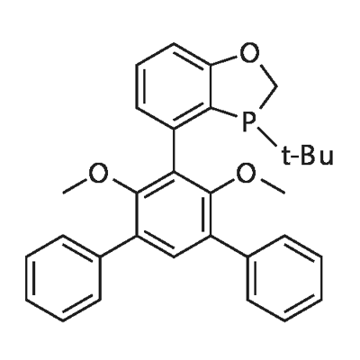 1,3-Benzoxaphosphole, 4-(4',6'-dimethoxy[1,1':3',1''-terphenyl]-5'-yl)-3-(1,1-dimethylethyl)-2,3-dihydro- Structure