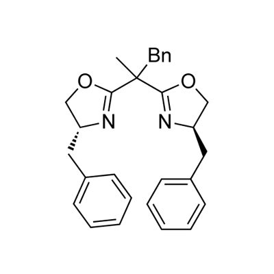 Oxazole, 2,2'-(1-methyl-2-phenylethylidene)bis[4,5-dihydro-4-(phenylmethyl)-, (4R,4'R)- Structure