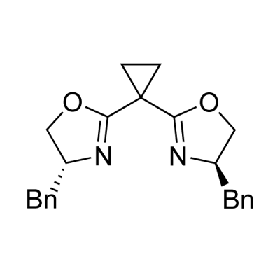 Oxazole, 2,2'-cyclopropylidenebis[4,5-dihydro-4-(phenylmethyl)-, (4R,4'R)- Structure