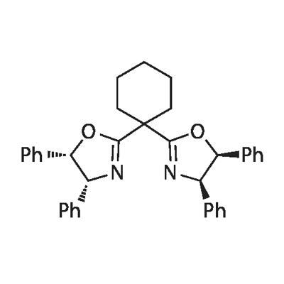 Oxazole, 2,2'-cyclohexylidenebis[4,5-dihydro-4,5-diphenyl-, (4R,4'R,5S,5'S)- Structure