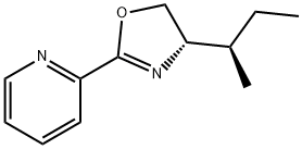 Pyridine, 2-[(4S)-4,5-dihydro-4-[(1R)-1-methylpropyl]-2-oxazolyl]- Structure