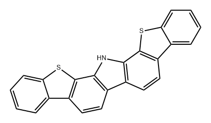 14H-Bis[1]benzothieno[2,3-a:3',2'-i]carbazole Structure