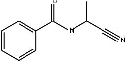 Benzamide, N-(1-cyanoethyl)- Structure