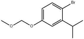 1-Bromo-2-isopropyl-4-(methoxymethoxy)benzene Structure