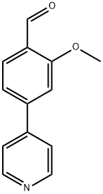 2-Methoxy-4-(pyridin-4-yl)benzaldehyde Structure