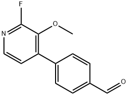 4-(2-Fluoro-3-methoxypyridin-4-yl)benzaldehyde Structure