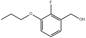 (2-Fluoro-3-propoxyphenyl)methanol Structure
