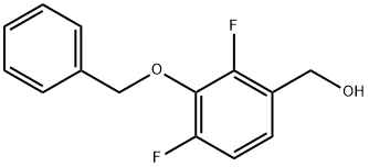 (3-(benzyloxy)-2,4-difluorophenyl)methanol Structure
